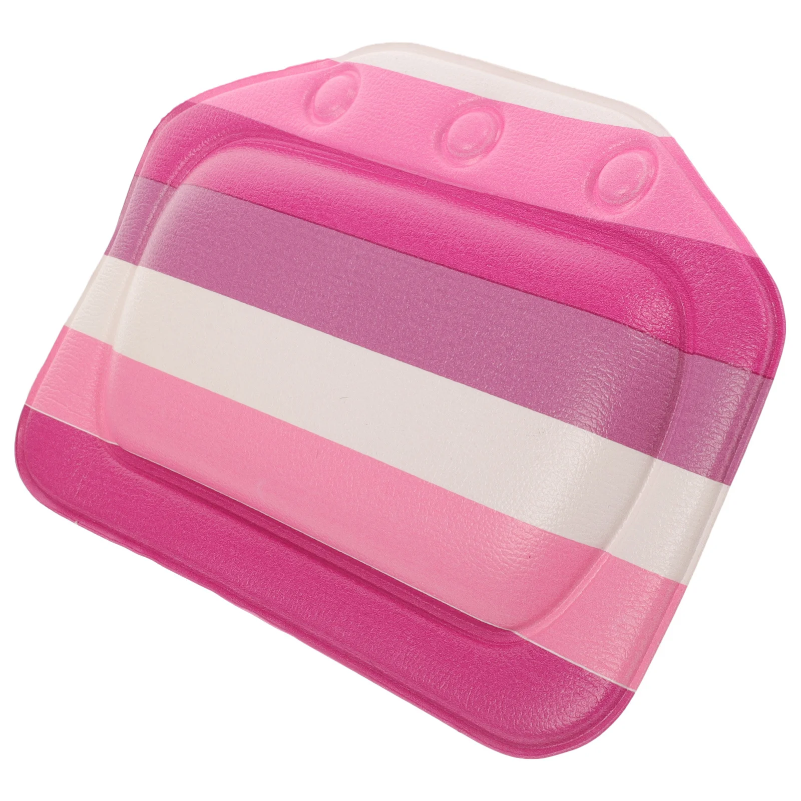 

PVC Bathtub Pillow Bathroom Bath Neck Headrest Pillow Suction Cup Design Comfortable Support for Tub Soaking Relaxation