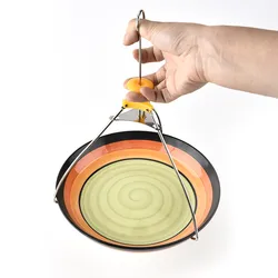 Pottery Tool Heat Resistant Hot Plate Clip Non-Slip Triangle Bowl Clip Dish Colour Glaze Clamp Ceramic Dipping Tongs Glazing sup