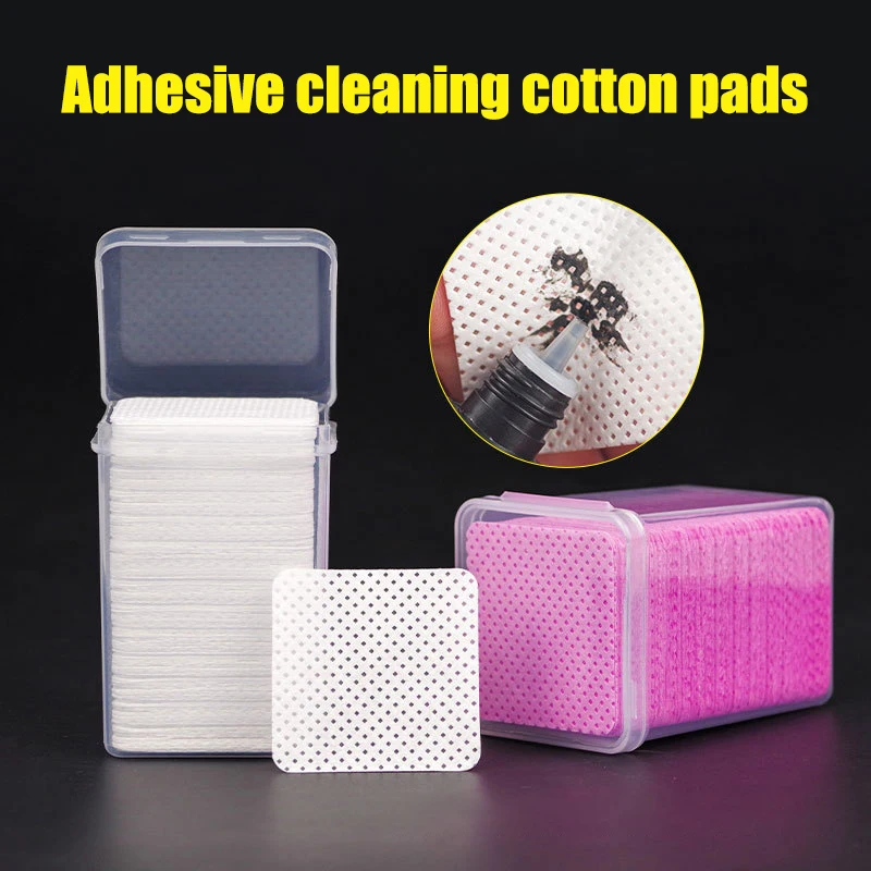 Nagellakdoekjes Lint Paper Witte Kleur Katoen Nail Art Verwijdering Doekjes Voor Nail Clean Tool