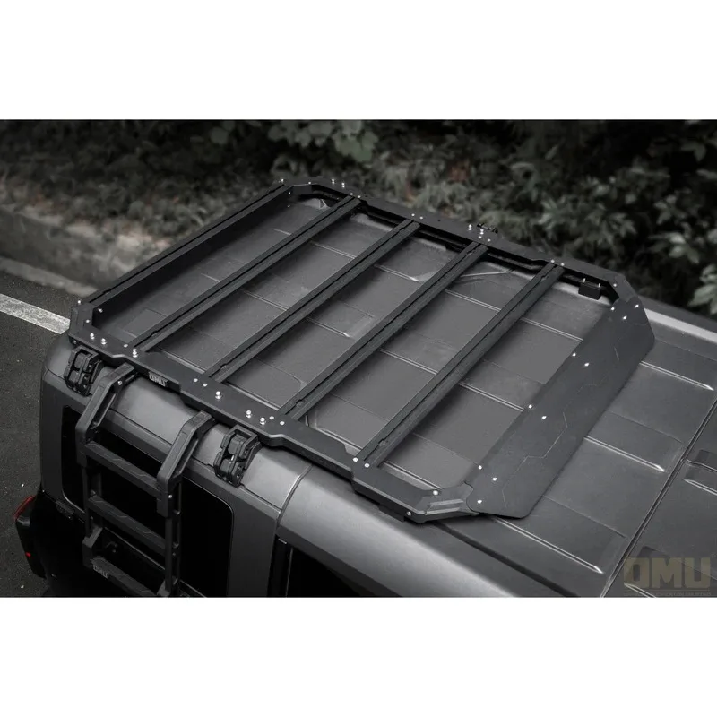 

Maiker OMU Black Roof Rack Aluminum Roof Rack Lage Cargo Basket Bronco Exterior Accessories