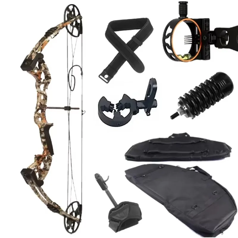 Hi Top Beginner Exercise Archery Left Right Hand Light Weight Dual Compound Bow Archery Compound Bow Set Types Of Bow And Arrow