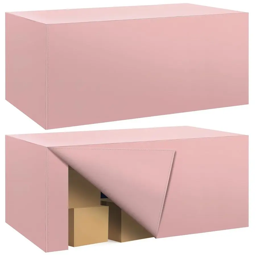 

Набор из 2-х скатертей для прямоугольных столов длиной 8 футов (96 x 30 дюймов), пыльно-розового цвета, водонепроницаемые, из полиэстера.