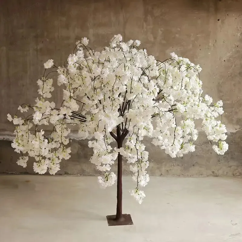 

Cherry Blossom Wishing Tree Wedding Table Center Hotel Store Home Decoration Artificial Table Tree