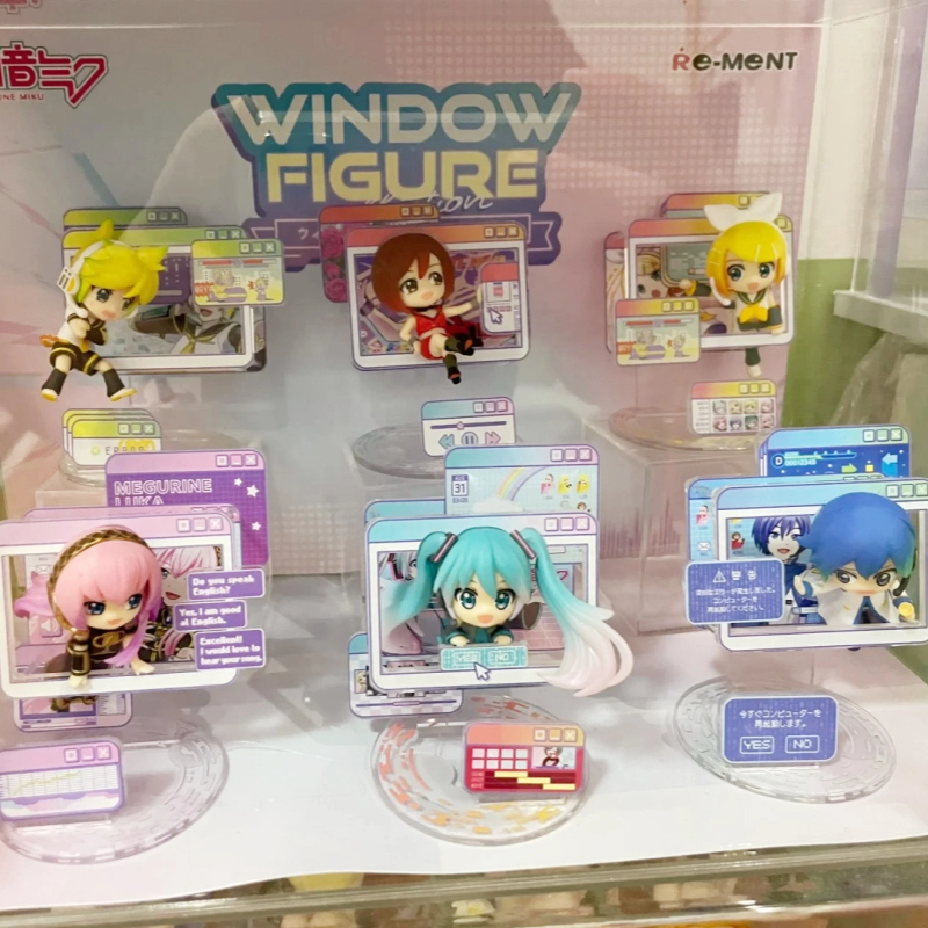ฟิกเกอร์ Re-Ment Future Window Mini Figure Series กล่องสุ่ม ไคโตะ เมโกะ ฟิกเกอร์แบบกล่องไข่ โมเดลตั้งโต๊ะ ของตกแต่ง ตุ๊กตา ของเล่น