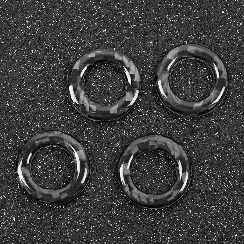 غطاء دبوس قفل باب سيارة من ألياف الكربون ، يناسب مرسيدس بنز الفئة C ، W205 ، GLC ، C180 ، C200L ، C260L ، 4