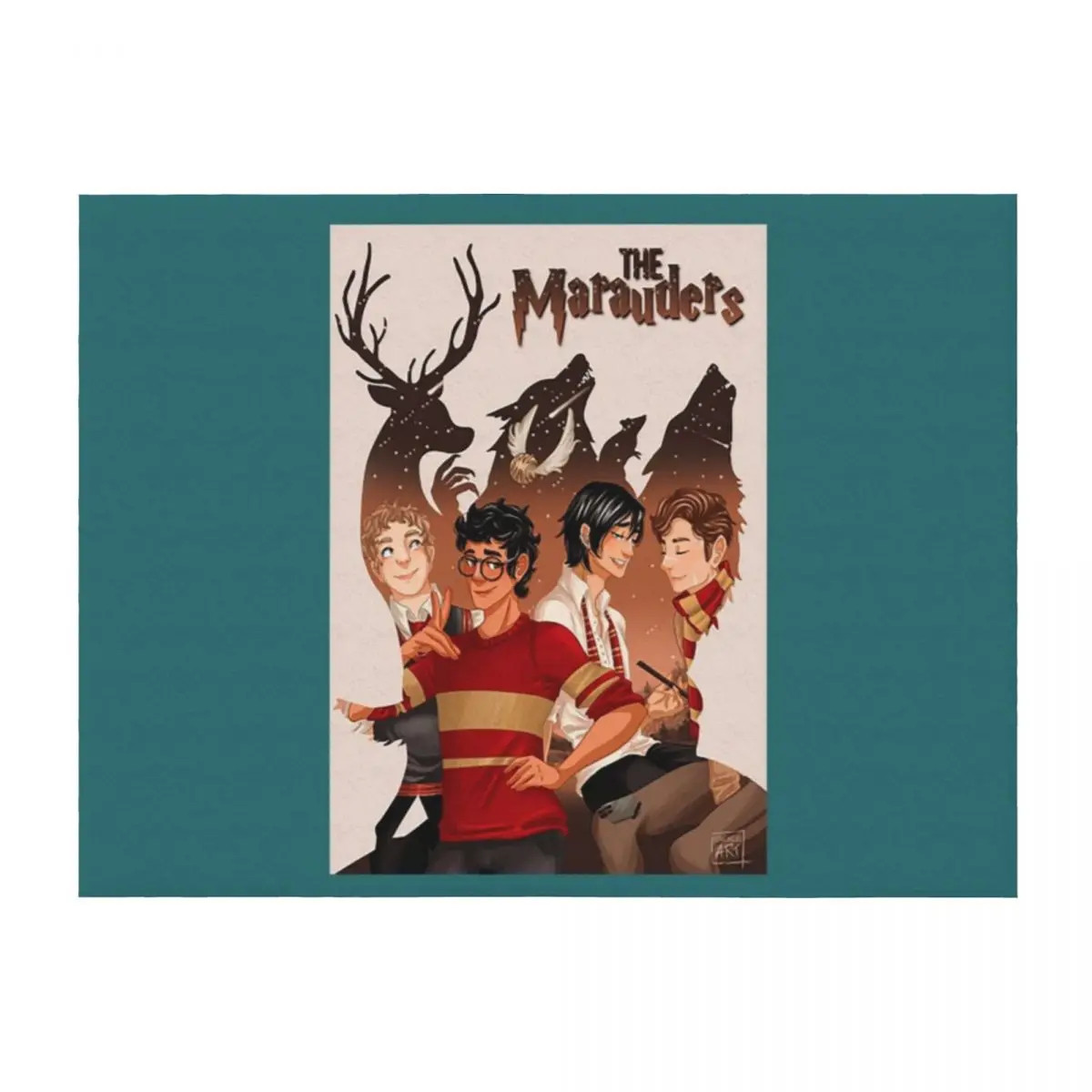 

Marauders Throw Blanket Bed Fashionable Blankets For Baby Flannels Custom Blankets