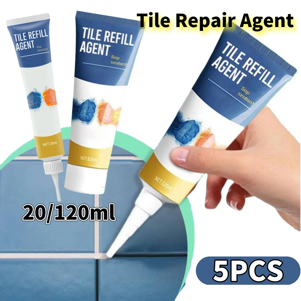 

20/120ML Waterproof Tile Repair Filler Seam Beauty Agent Ceramic Tile Grout Repair Fill Gaps Kitchen Bathroom Mildew Proof