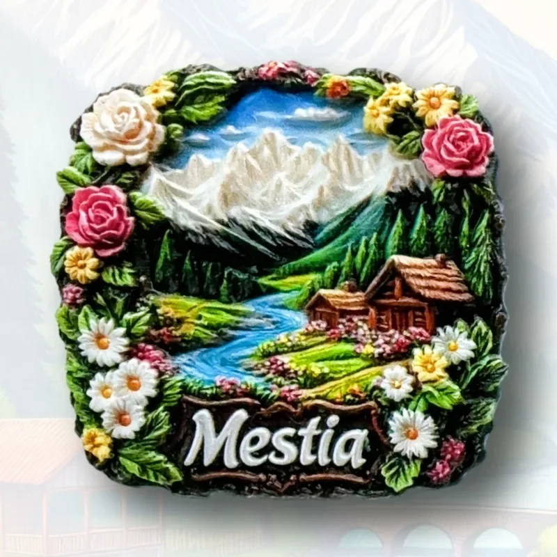 Georgia Fridge Stickers Mestia Travelling Souvenirs Tbilisi Batumi Kakheti Fridge Magnets Home Decor Wedding Gifts