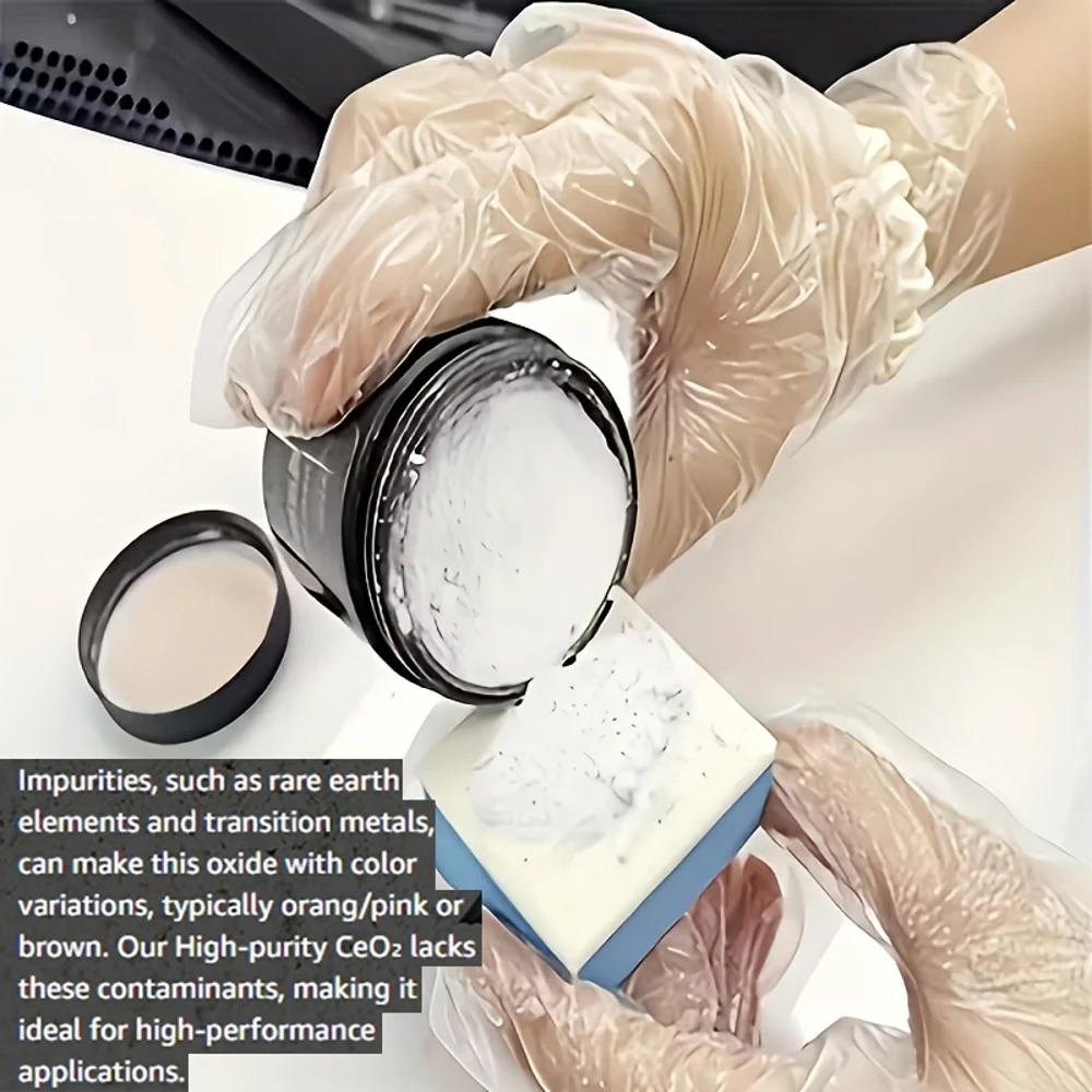 Высококачественный порошок для полировки стекла — профессиональная полировка поверхностей стекла для удаления царапин меньшинств и восстановления стекла транс.