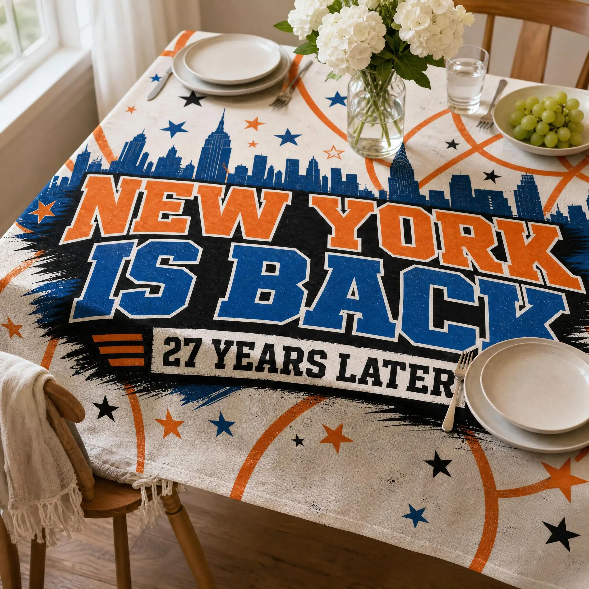 Nappe de table sportive de bas - Home Textiles New York avis et prix