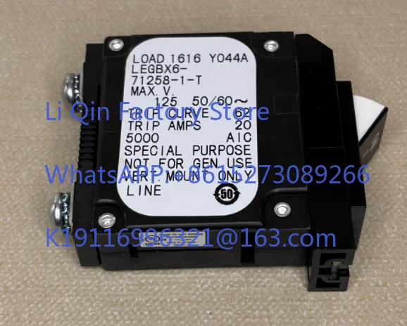 Picture 6: AIRPAX Ebbers 10A 16A 20A 1P 250V 80VDC Equipment Circuit Breaker Air Switch  1PCS