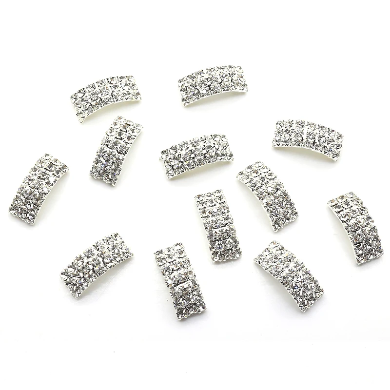 10Pcs 20 * 9mm shape supply multi drainage diamond accessories buckle accessories clothing hair decortion accessories