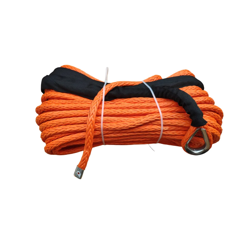 

14mm*100m Synthetic Winch Rope Rock Guard Heat Guard Compatible for Accessories ATV UTV 4x4 Car Truck winch cable