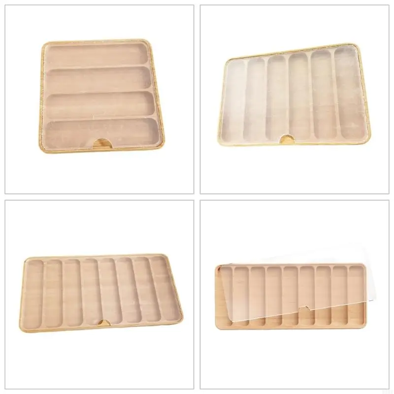 

Organizers With Protective Cushions Functional Watch Organization Case with Glass Lid for Watch Enthusiasts
