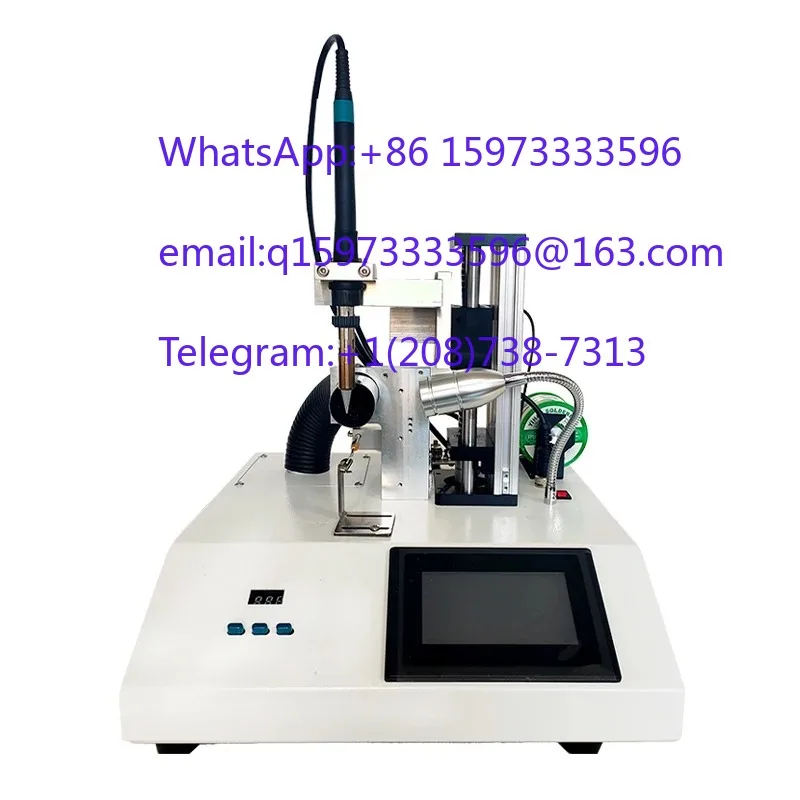 Semi Automatic Foot Operated Soldering Machine Electric Solder Feed for USB Cable Aviation Plug Assembly Work