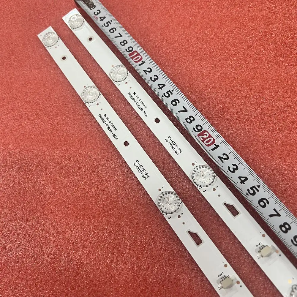 Striscia LED 6LED per  THOMSON T32D16DH 01B 01W 32D1500 32HR332M06A0 JL.D32061330-004AS-M Hkpro HKP32SM5 HKP32SM6 HKP32SM7 HKP32SM8