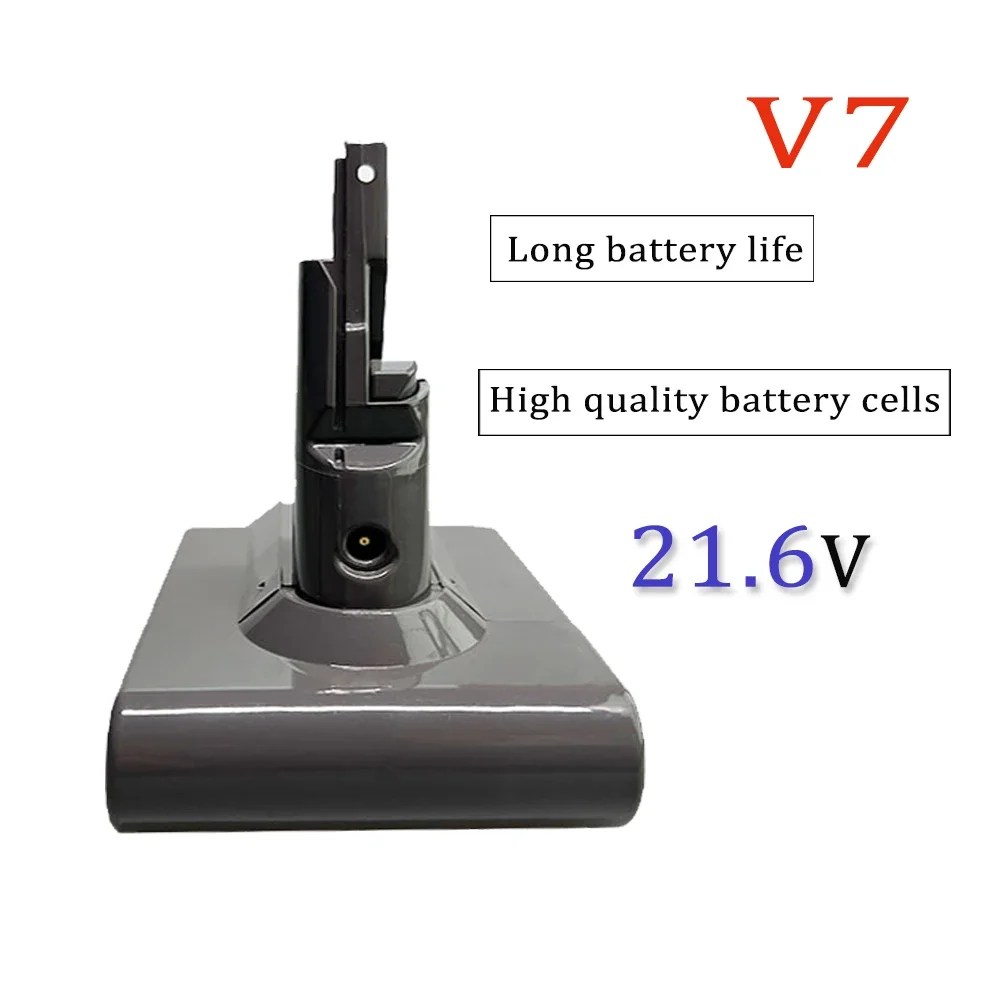 V7 21.6V dla Dyson 4800/6800/9800/12800mAh SV03-SV09 SV10 SV11 SV12 SV14 SV15 DC58 DC62 akumulator litowo-jonowy do odkurzacza