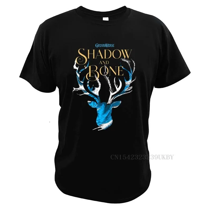 Shadow And Bone Stag T-Shirts Fantasy Fiction Men's T Shirt Soft Premium 100% Cotton Top EU Size