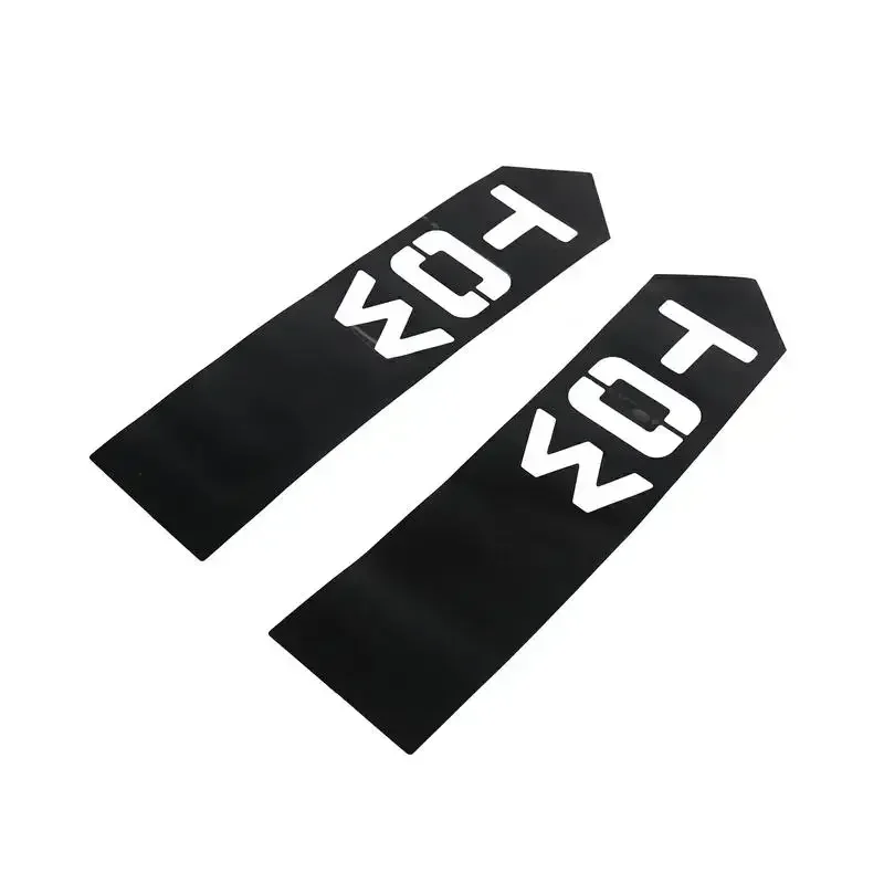 

For Land Rover Defender 90 110 130 2020-2024 PVC Black Car Bumper Rear Hook Down Trim Sticker Car Accessories