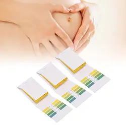 Amniotic Fluid Test Strip, Maternity Home High Sensitivity Feminine PH Test Strips with Color Comparison Card