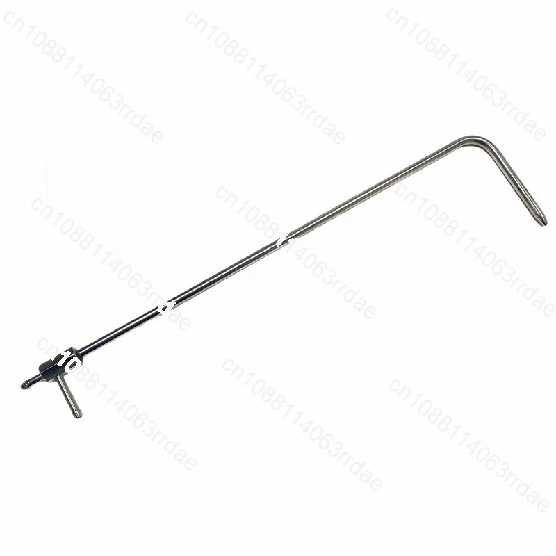 L-shaped pitot tube length 350mm 500mm 1000mm connected to digital pressure gauge to measure flow rate