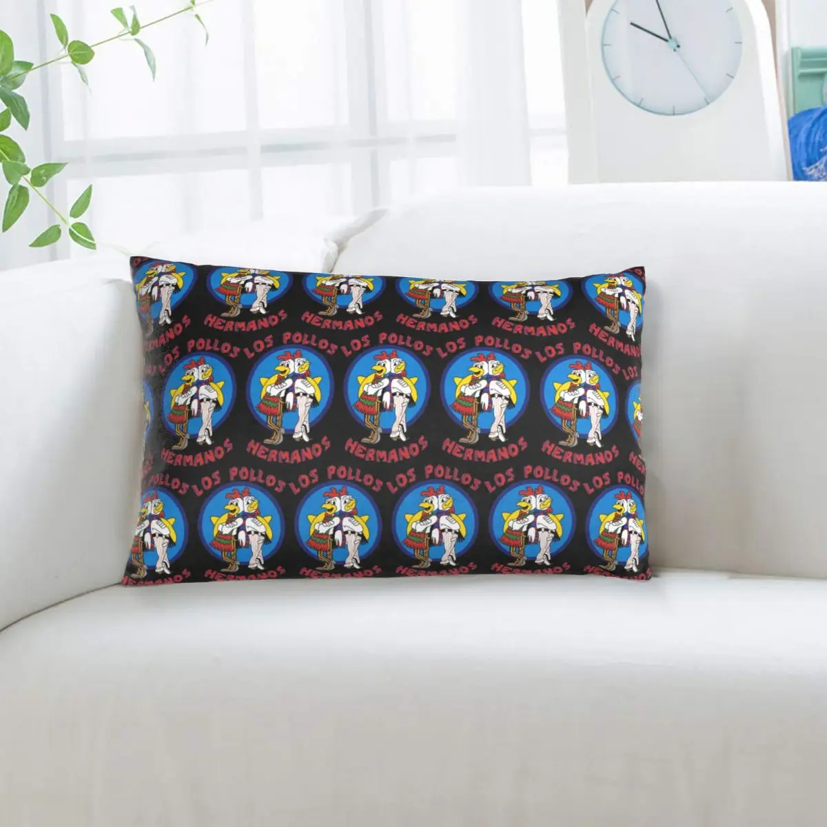 

Custom Bib Breaking Bad LOS POLLOS Hermanos Rectangle Pillowcase Cushion Cover Decor Bedroom Bed Home Comfort Throw Pillow