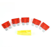 10PCS Standard Car Fuses Assortment Kit Blade Type Fuse 5A 7.5A 10A 15A 20A 25A 30A 35A 40A Micro Fuses For Car RV Truck Boat