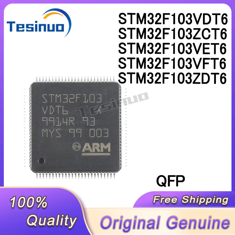 

5/PCS New Original STM32F103VDT6 STM32F103ZCT6 STM32F103VET6 STM32F103VFT6 STM32F103ZDT6 QFP microcontroller chip In Stock