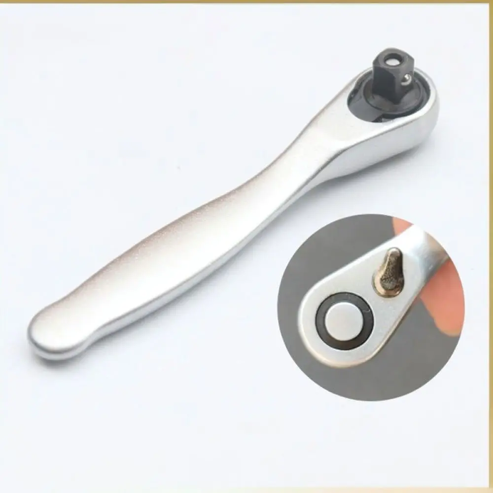 Portable 72 Tooth Mini Ratchet Wrench 14 Inch Drive Chrome Vanadium Steel Socket Tool Kit For Household Hardware Work