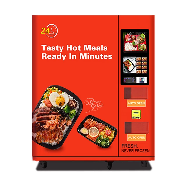 Customized Factory Supply New Hot Food Vending Machines CE Approved Fast Food Vending Machine for Business Ideas To Sell