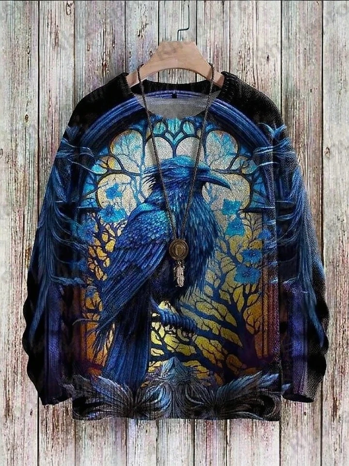 Halloween Skull Trend Print Sweater Men's For Women's Pullover Ropa De Hombre Turtleneck sweater Roupas Masculinas