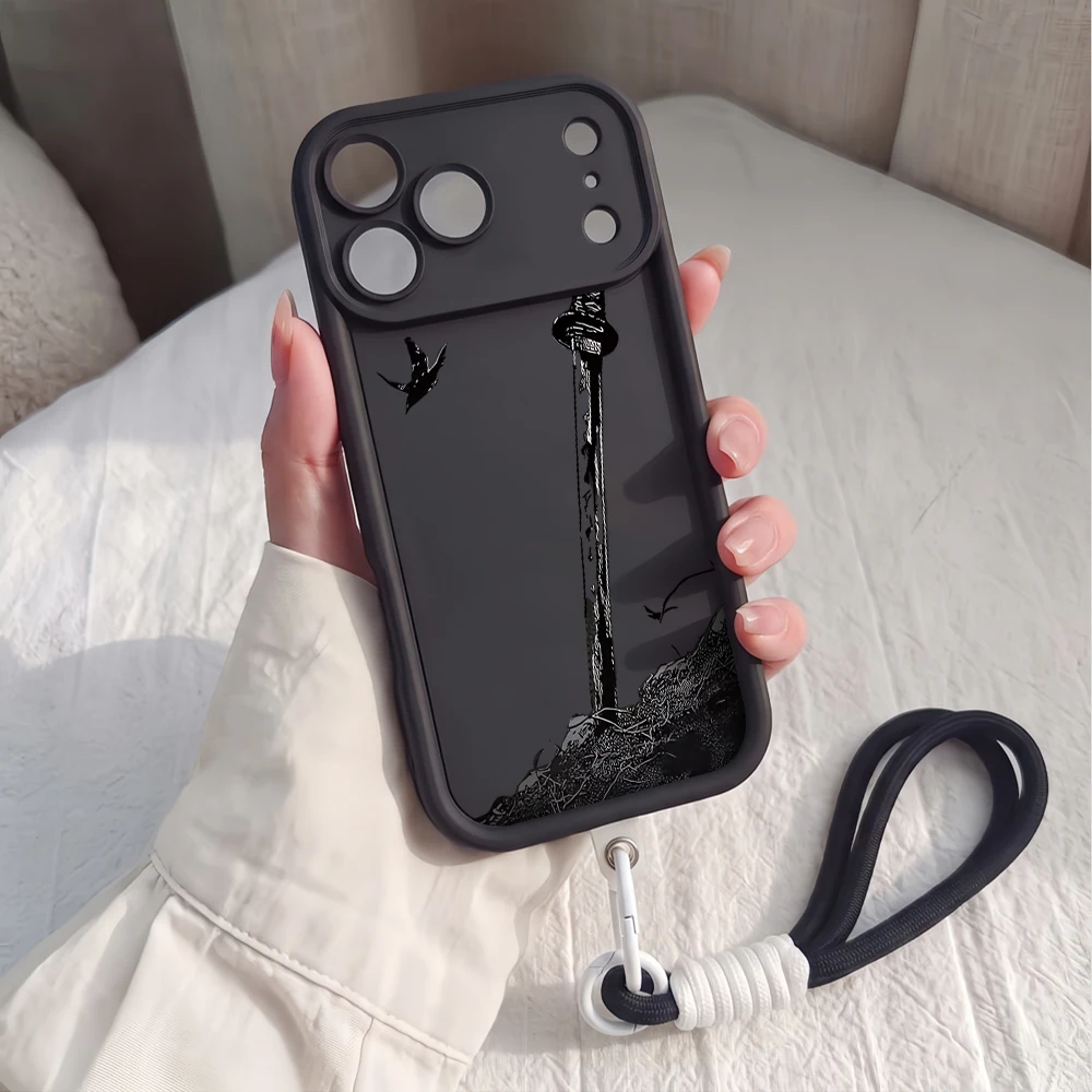 Langes Schwert Schwalben-Handyhalterung für Samsung Galaxy Note 20 S25 S26 Plus S24 S23 FE S25 S24 Ultra A57 A55 5G Silikonhülle – Detail 2