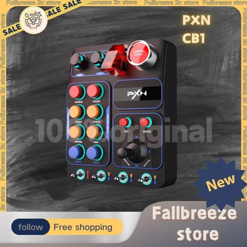 

PXN CB1 Racing Simulator Central Control Box Multifunctional Key Control Box For EURO Truck Simulator Racing Game Accessory RGB