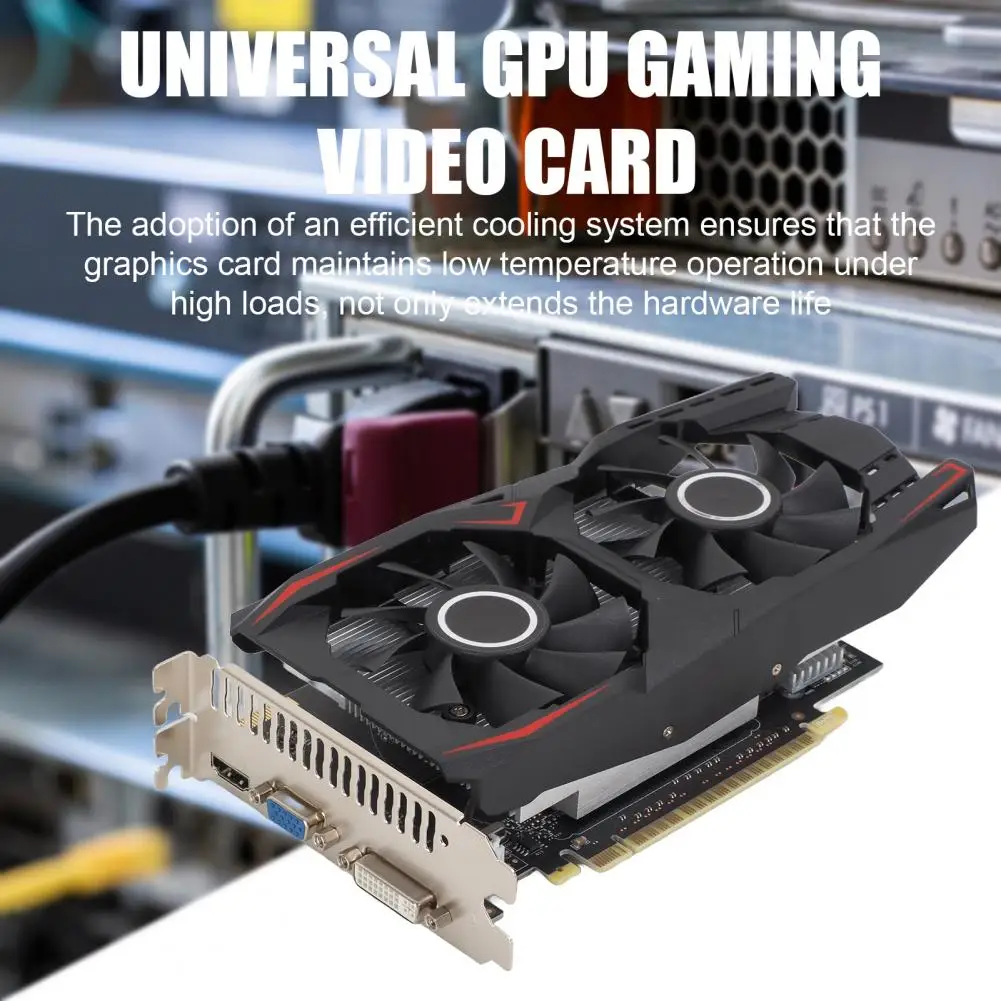 

Видеокарта 4 ГБ PCI-E для видеоигр 4 ГБ 128 бит GDDR5 8-контактный PCI Express 4,0x8 700 МГц Настольный компьютер