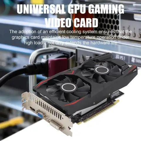 Graphics Card 4gb PCI-E Video Gaming 4GB 128bit GDDR5 8Pin PCI Express 4.0 x 8 700MHZ Desktop