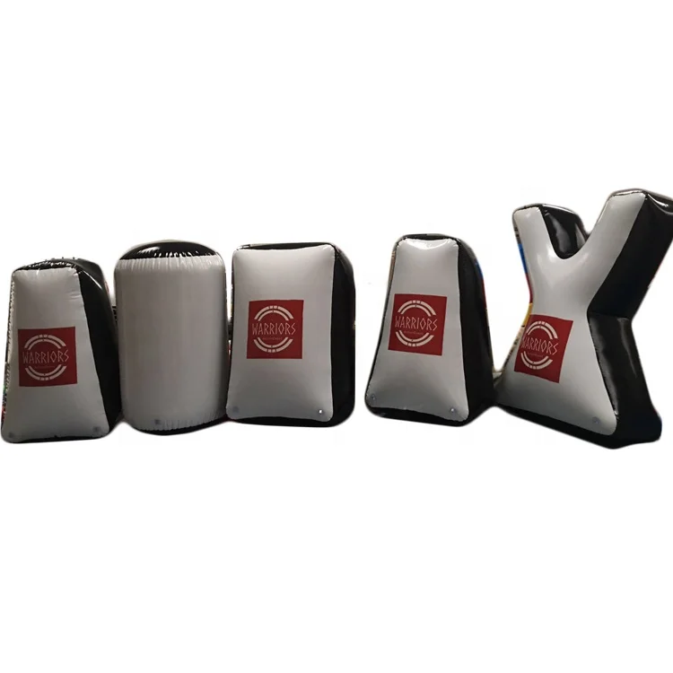 Factory Direct Selling Cheap Inflatable Paintball Bunkers Speedball Shooting Games Obstacles Bunker Barriers