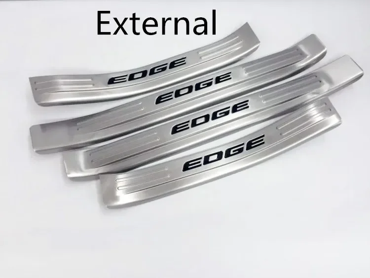 For Ford EDGE 2015-2018 High-quality stainless steel Threshold bar Welcome pedal Anti-scratch Car styling