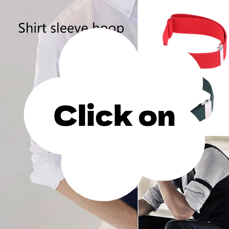 

1 Pair Business Elastic Adjustable Shirt Sleeve Garter Strap Arm Band Sleeve Bracelet Anti-Slip Cuff Holder Armband Men Women
