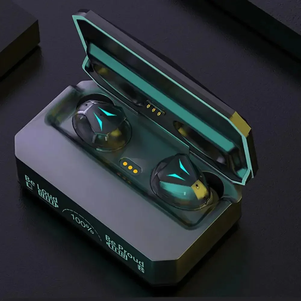 

Headset In-Ear Digital Display Breathing Lights Stereo Earbuds Fones Choice M98 TWS Wireless Bluetooth Esports Gaming Headphone