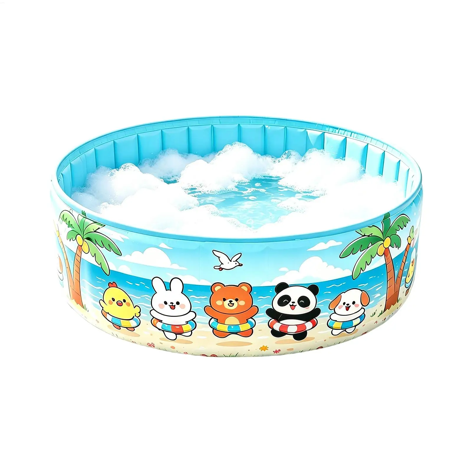 Inflatable Kids Pool Foldable Swimming Pool Children's Home Bathing Pool Sand Pool Round Outdoor Play Water Bathtub