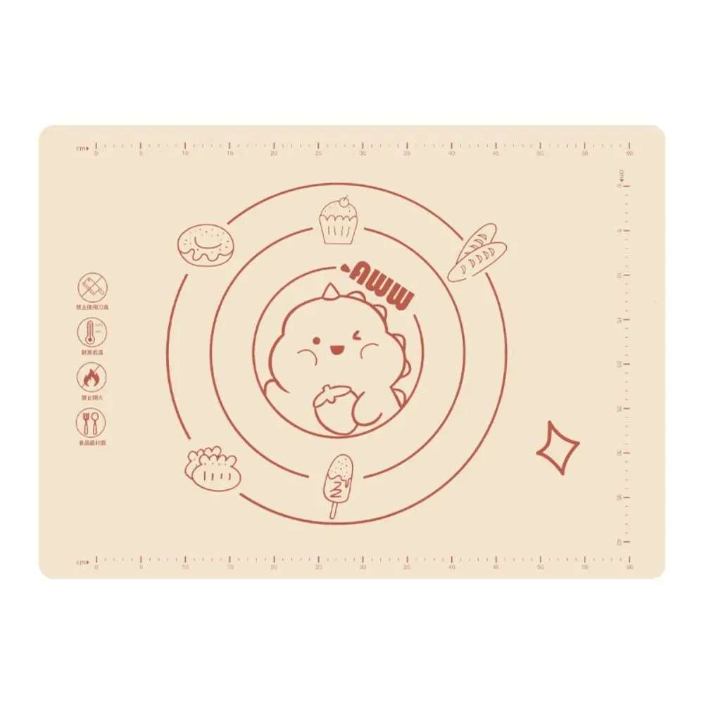 

Household Food Grade Kneading Mat Thickened Non-stick Dough Rolling Pad Bakeware Silicone Cake Sheet Liner Dumpling