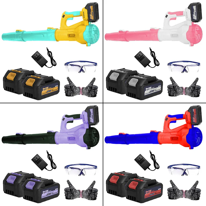 Soffiatore per foglie elettrico Soffiatori per foglie portatili senza fili per la cura del prato Soffiatore per erba leggero portatile per cortile