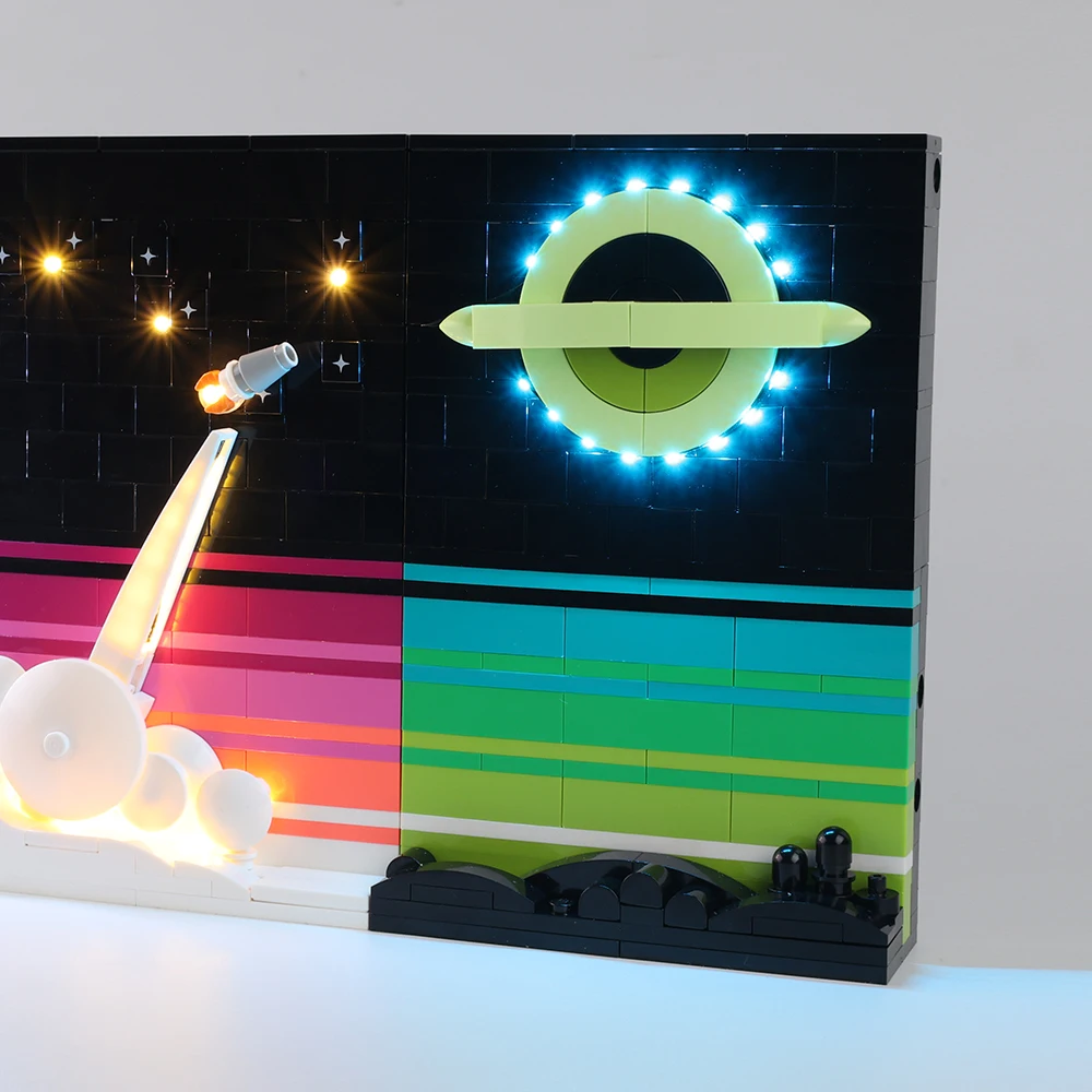 EASYLITE LED Kit For 21340 Ideas Tales of the Space Age Building Blocks Bricks Toys Gift Lamp Light Set No Model