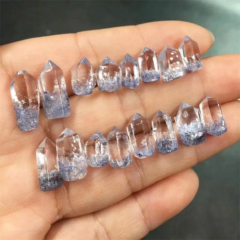 Natural Dumortierite Point Quartz Crystals Tower Healing Energy Natural Stone DIY Home Room Decoration Gift 1PCS