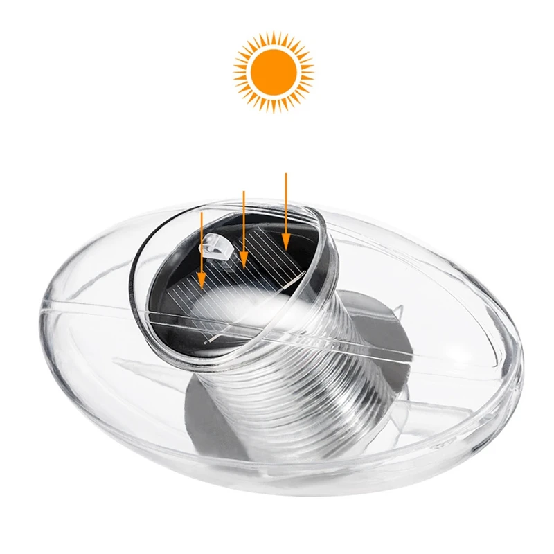 Solar Floating Pool Light, Lâmpada de piscina impermeável, LED Floating Garden Light, 1 pc