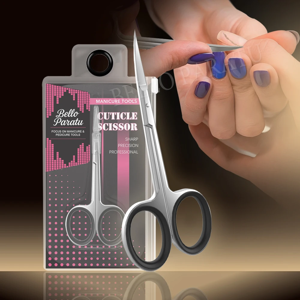 

1Pcs Cuticle Scissors Stainless Steel Dead Skin Scissors Remover For Nails Art Clippers Russian Nail Scissors Manicure Tools