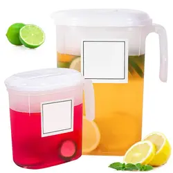 Large Capacity Cold Water Pitcher Cold Kettle with Faucet In Refrigerator Iced Beverage Dispenser Refrigerator and Spigot