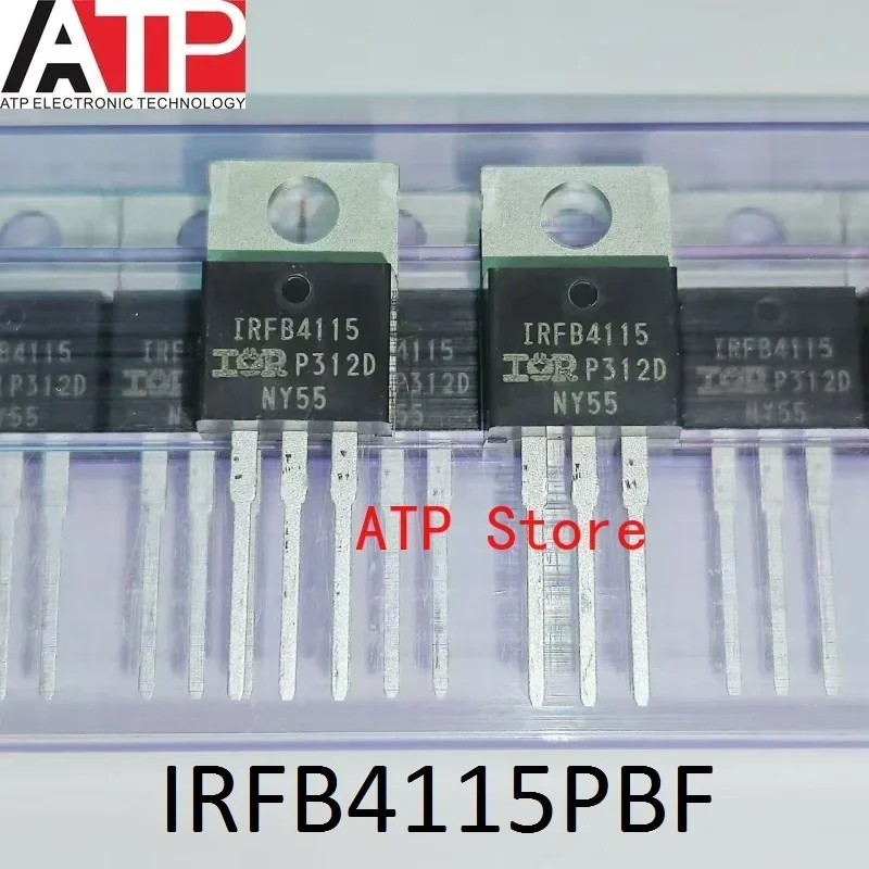 (10 Pieces) 100% New Imported Original IRFB4115PBF IRFB4115 TO-220 FET 150V 104A Transistor MOSFET