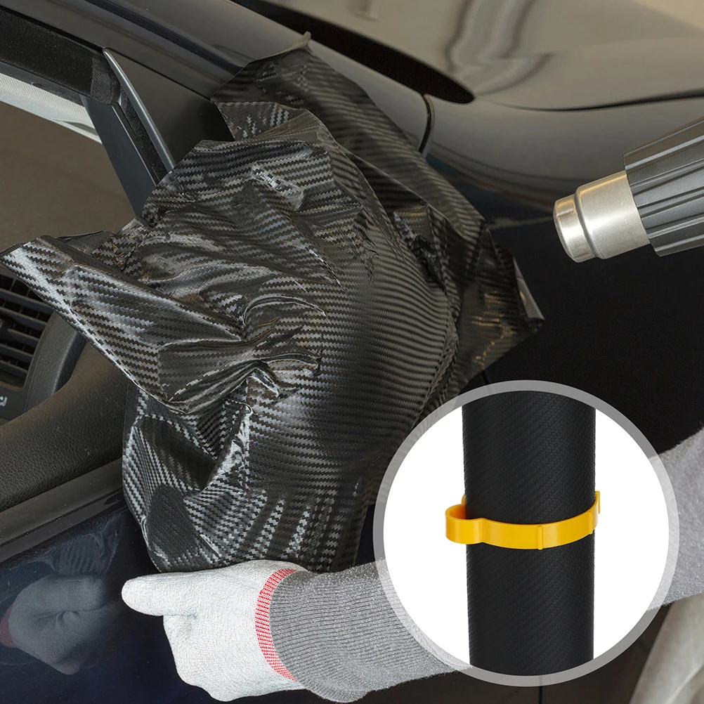 

8pcs Auto Vinyl Film Fixing Clamps Color Changer Tool Car Window Mounting Holders Plastic Wrapping Tools Sturdy Multipurpose