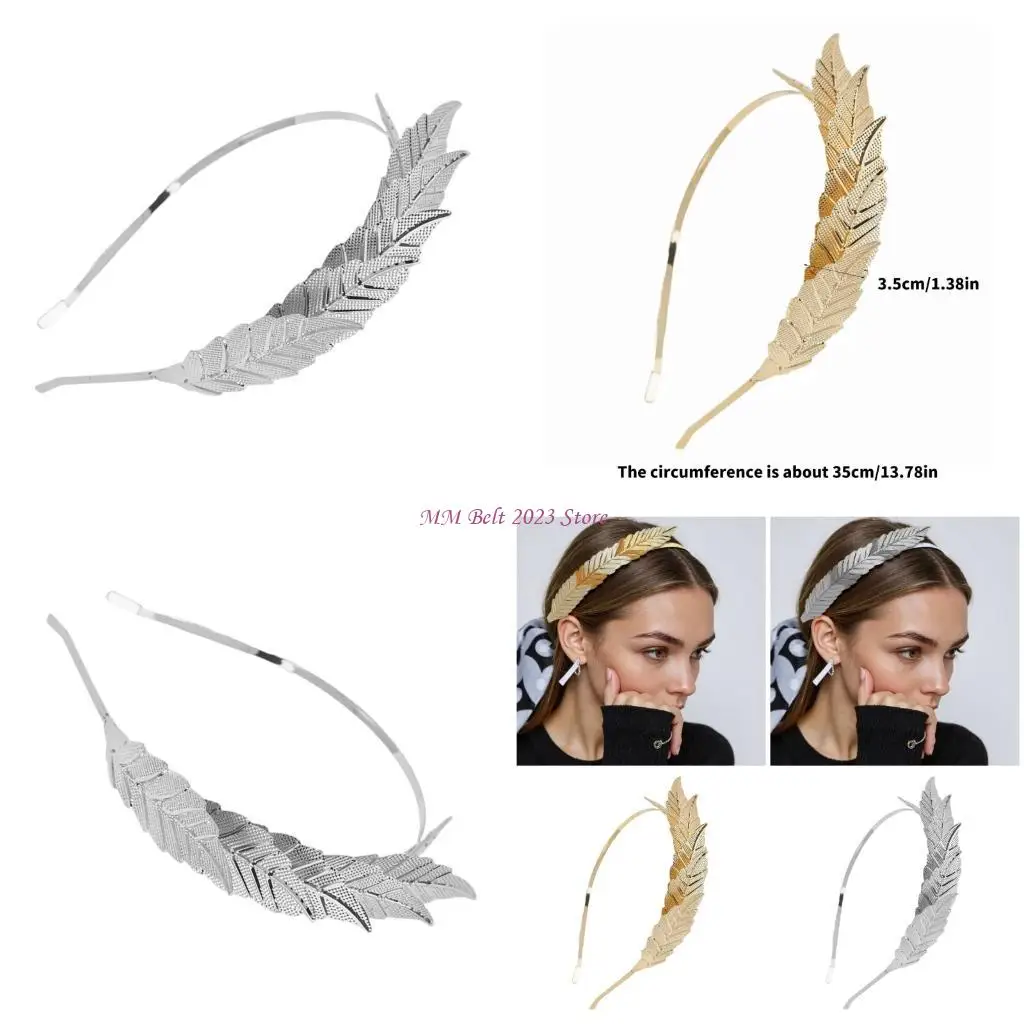 

49ME Halloween Headdress Headbands Bride Hair Jewelry Floral Hair Accessory for Costume Parties Fashionable Look